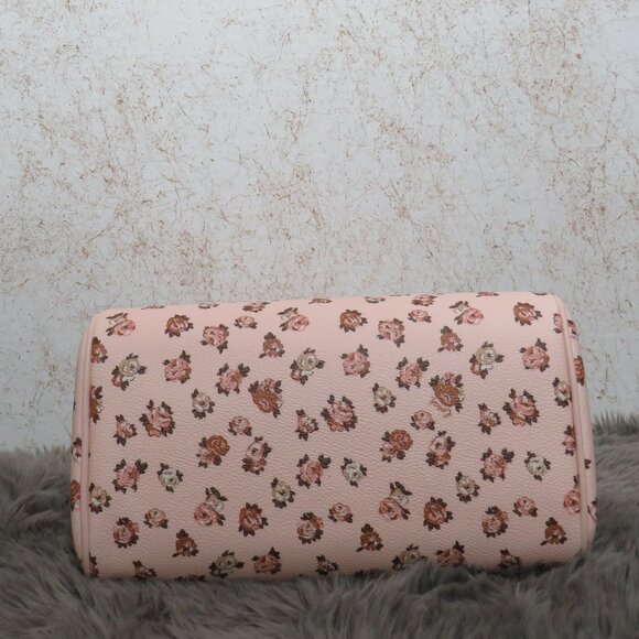 Coach Rowan Satchel with Rose Print (Blush) - Picture 6 of 7